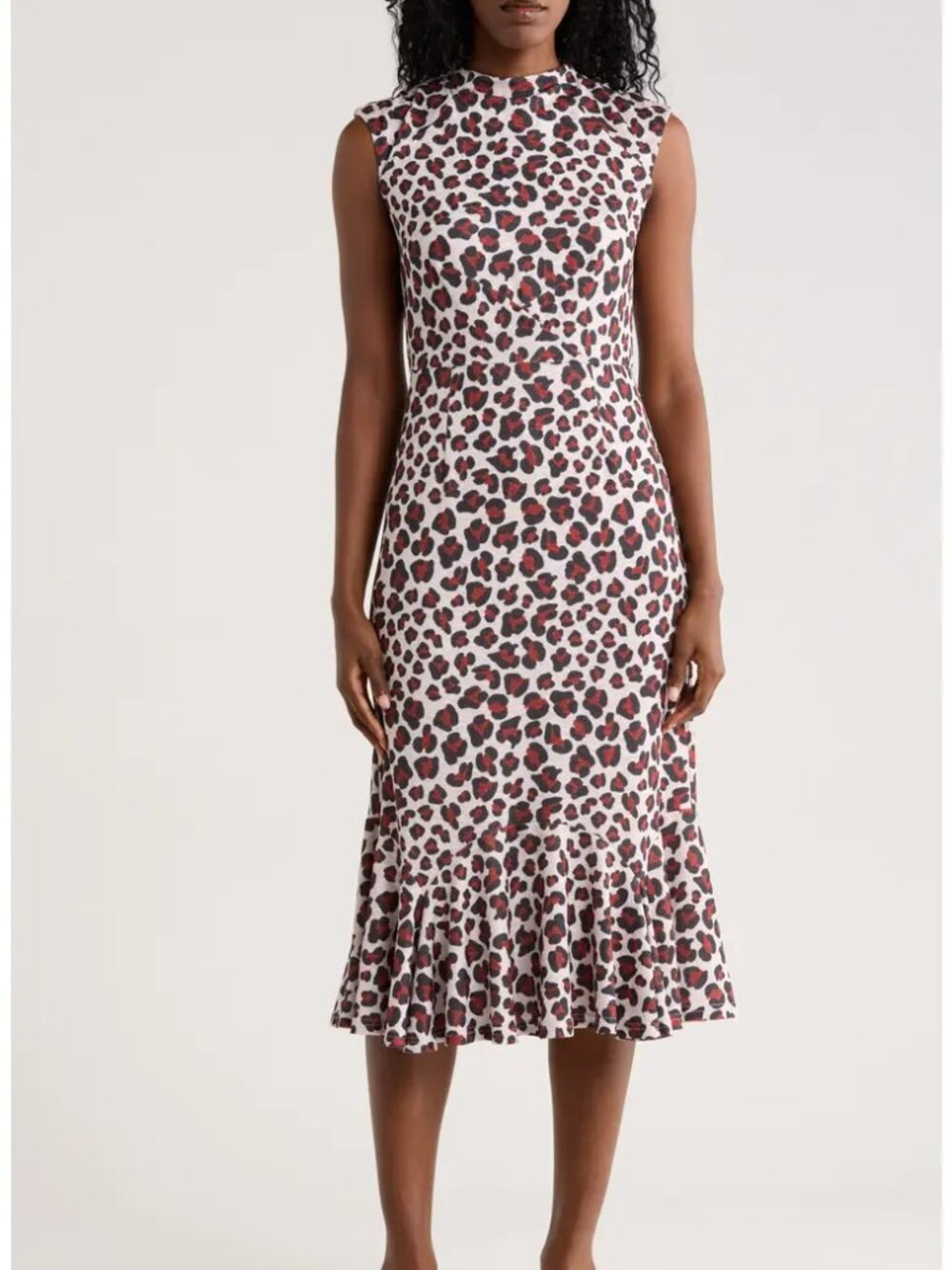 Hutch Kari Animal Print Midi Dress. Sz: M